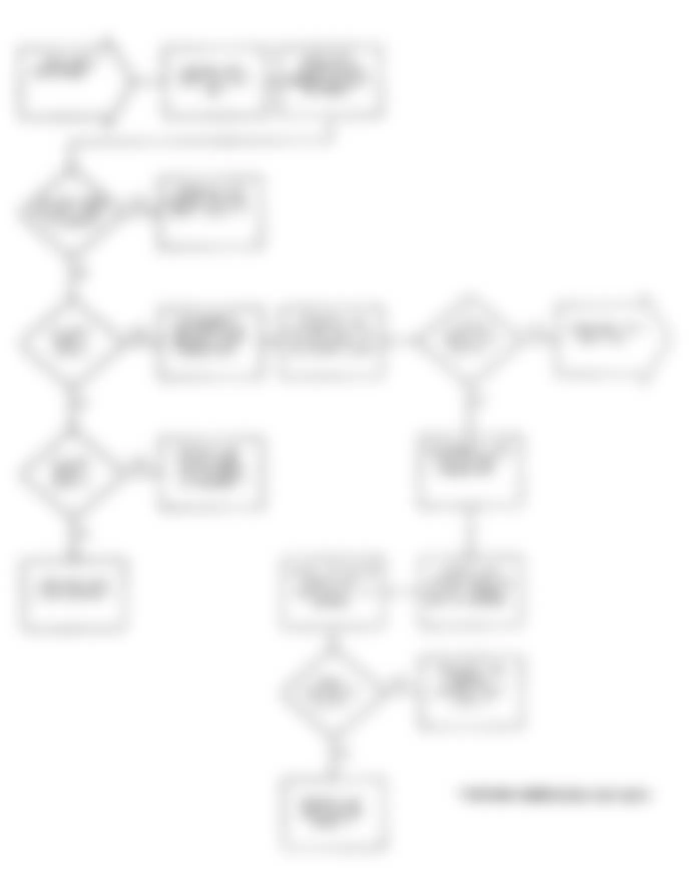 Dodge Stealth ES 1991 - Component Locations -  Test DR-4 Flow Chart - Code 13 (2 Of 3) Air Temp. Sensor Ckt.