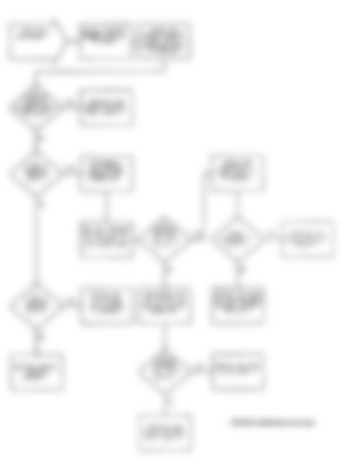 Dodge Stealth ES 1991 - Component Locations -  Test DR-6 Flow Chart - Code 21 (2 Of 2) Coolant Temperature Sensor