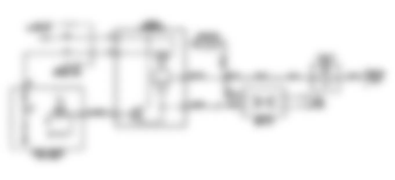 Dodge Stealth R/T Turbo 1991 - Component Locations -  Test DR-16 Schematic - Code 44 Ignition Signal Circuit-Cylinder No. 1 & 4