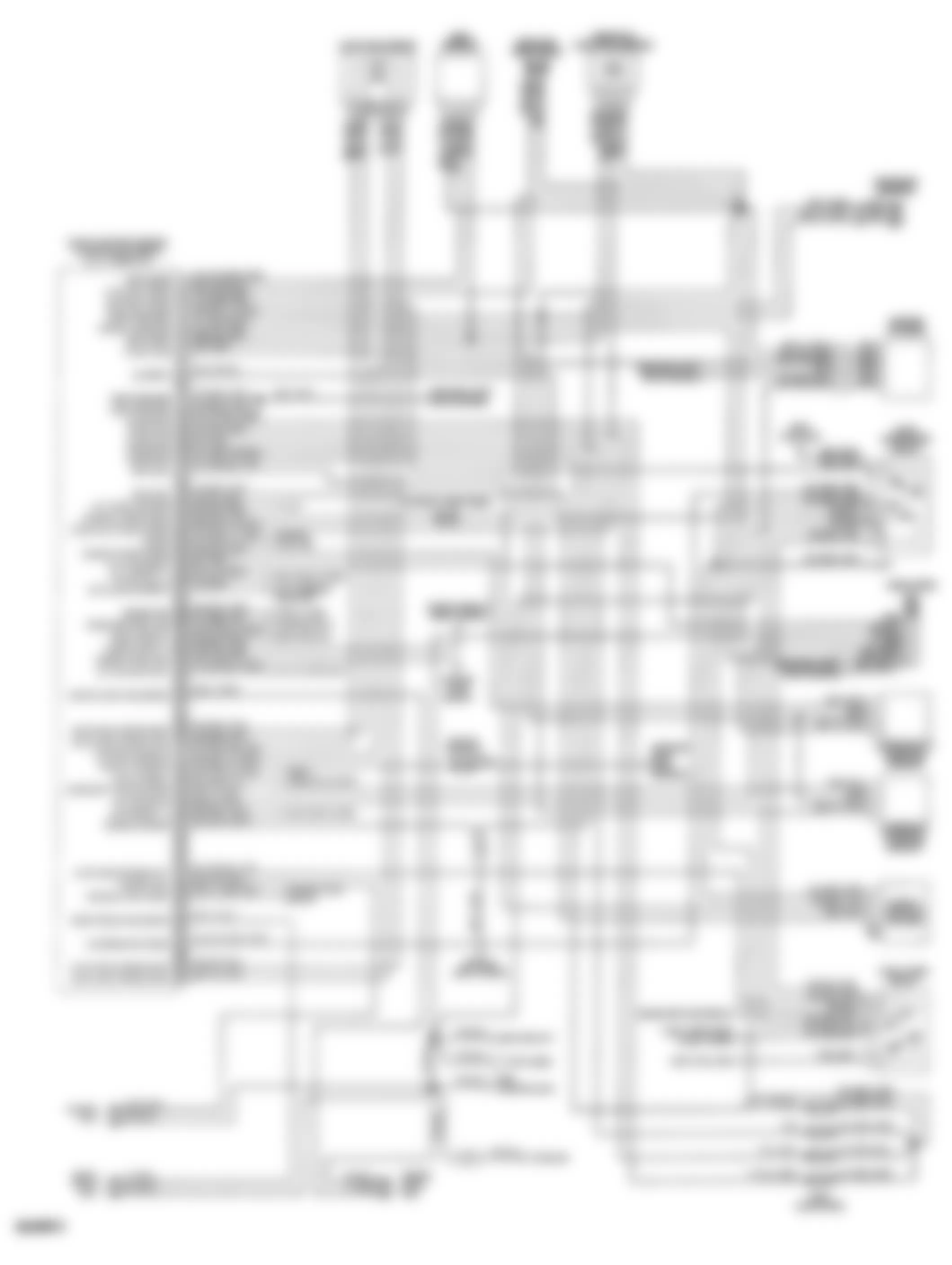 Dodge Daytona 1992 - Component Locations -  Wiring Diagram (Spirit - 2.2L Turbo III)