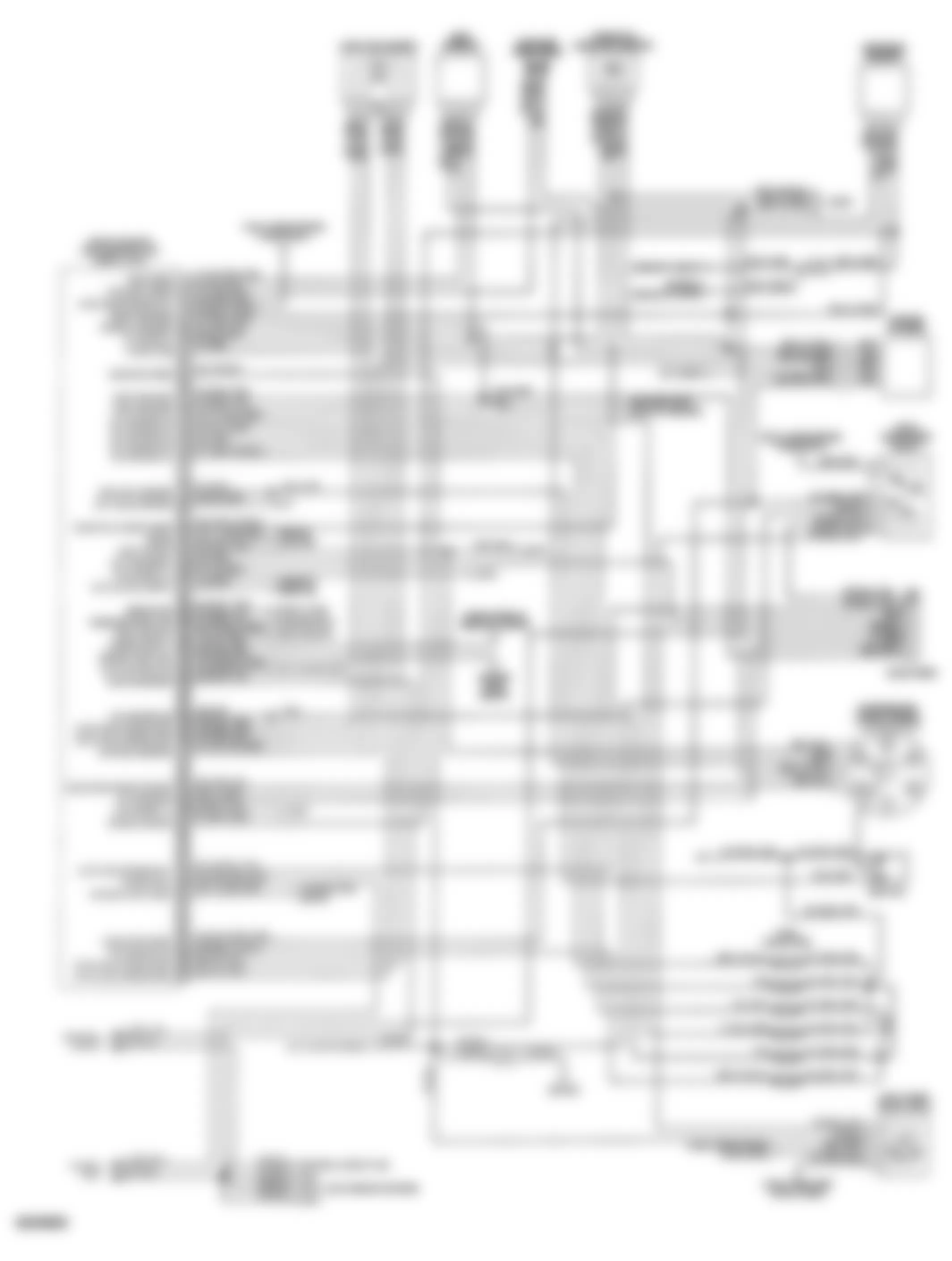 Dodge Dynasty 1992 - Component Locations -  Wiring Diagram (Dynasty - 3.0L PFI)