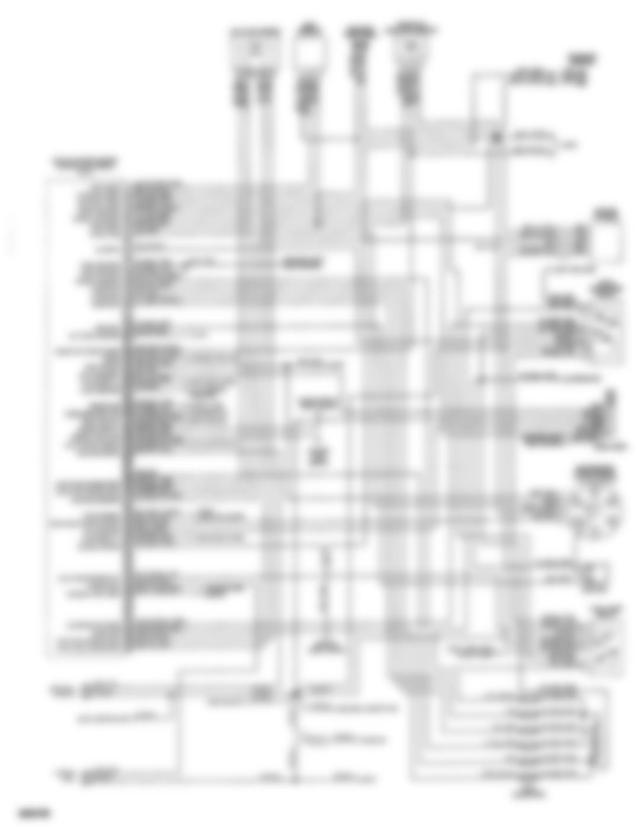 Dodge Dynasty LE 1992 - Component Locations -  Wiring Diagram (Acclaim, LeBaron Sedan & Spirit - 3.0L PFI)