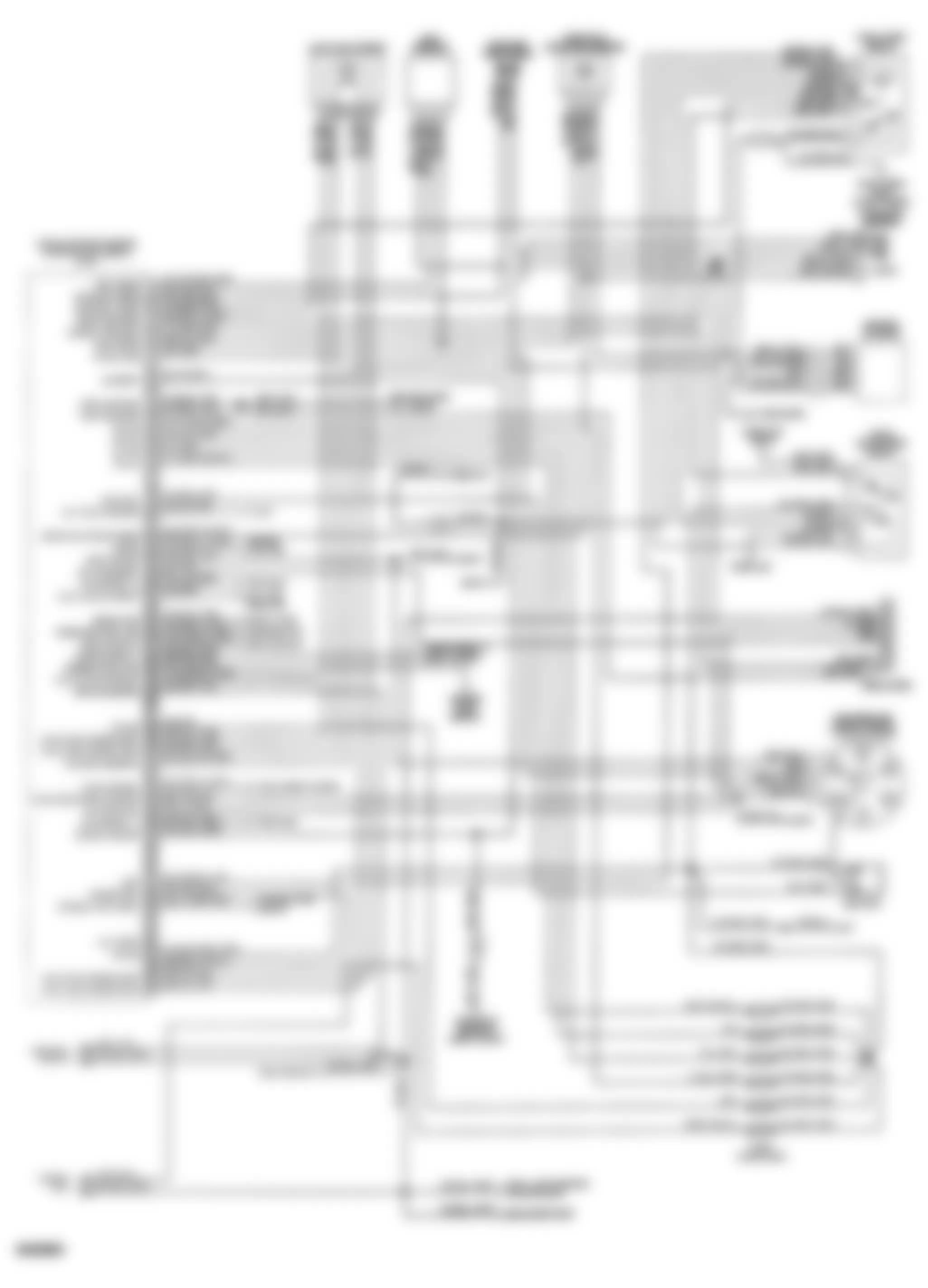 Dodge Dynasty LE 1992 - Component Locations -  Wiring Diagram (Daytona & LeBaron Conv./Cpe. - 3.0L PFI)
