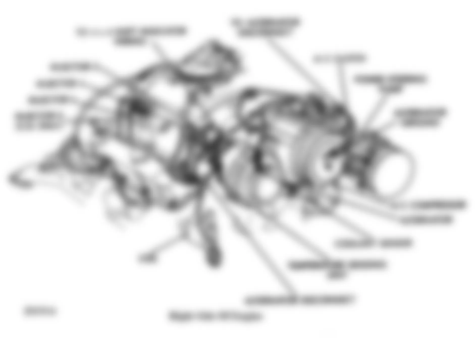Dodge Pickup D150 1992 - Component Locations -  Component Locations (7 Of 9)