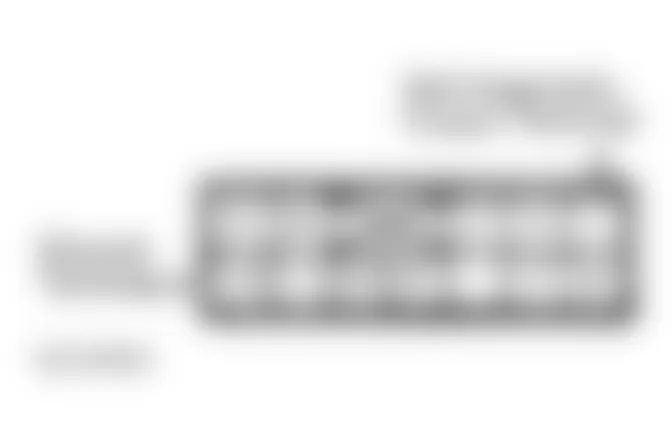 Dodge Ram 50 1992 - Component Locations -  Self-Diagnostic Connector Terminal ID