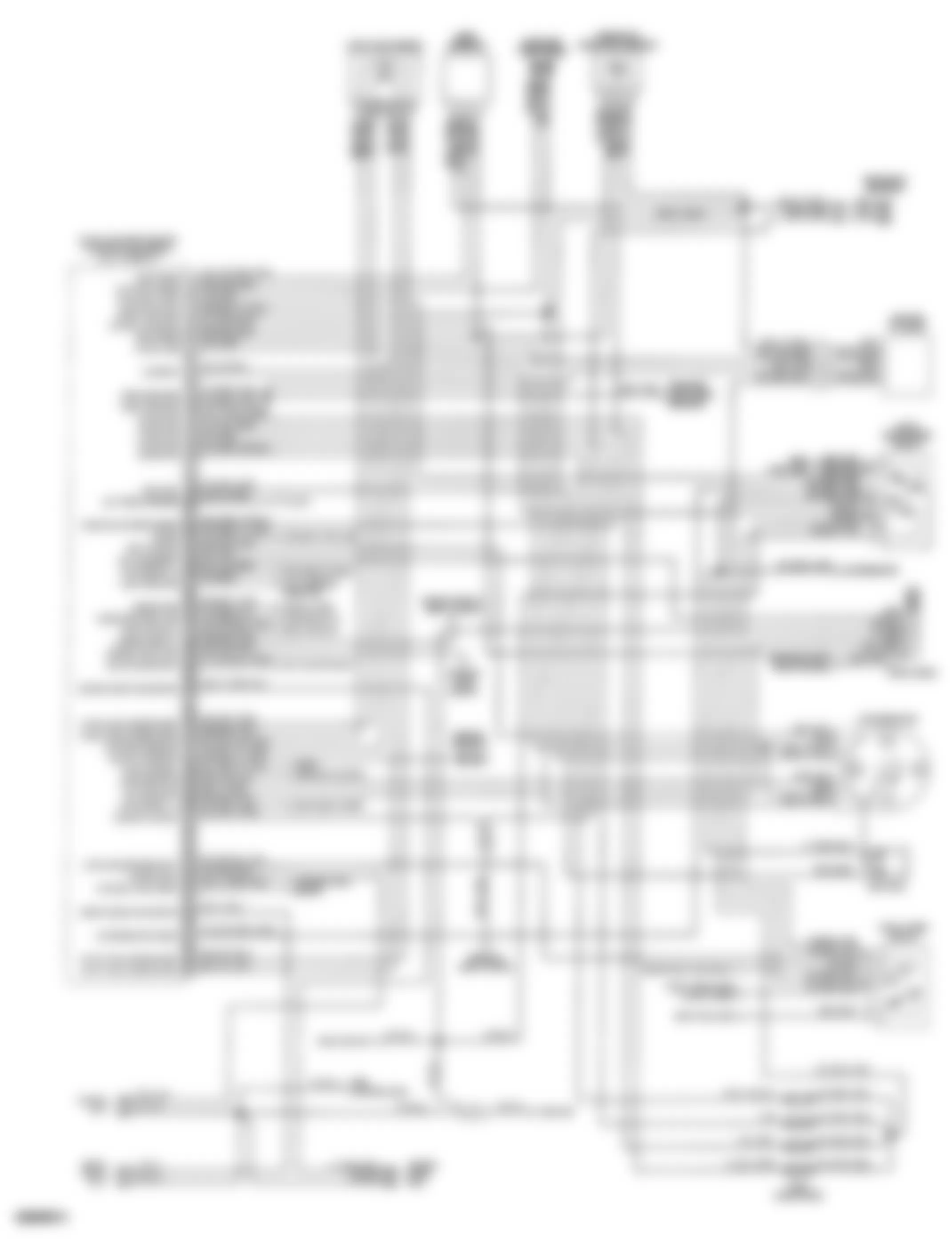 Dodge Shadow ES 1992 - Component Locations -  Wiring Diagram (Spirit - 2.5L Turbo I)