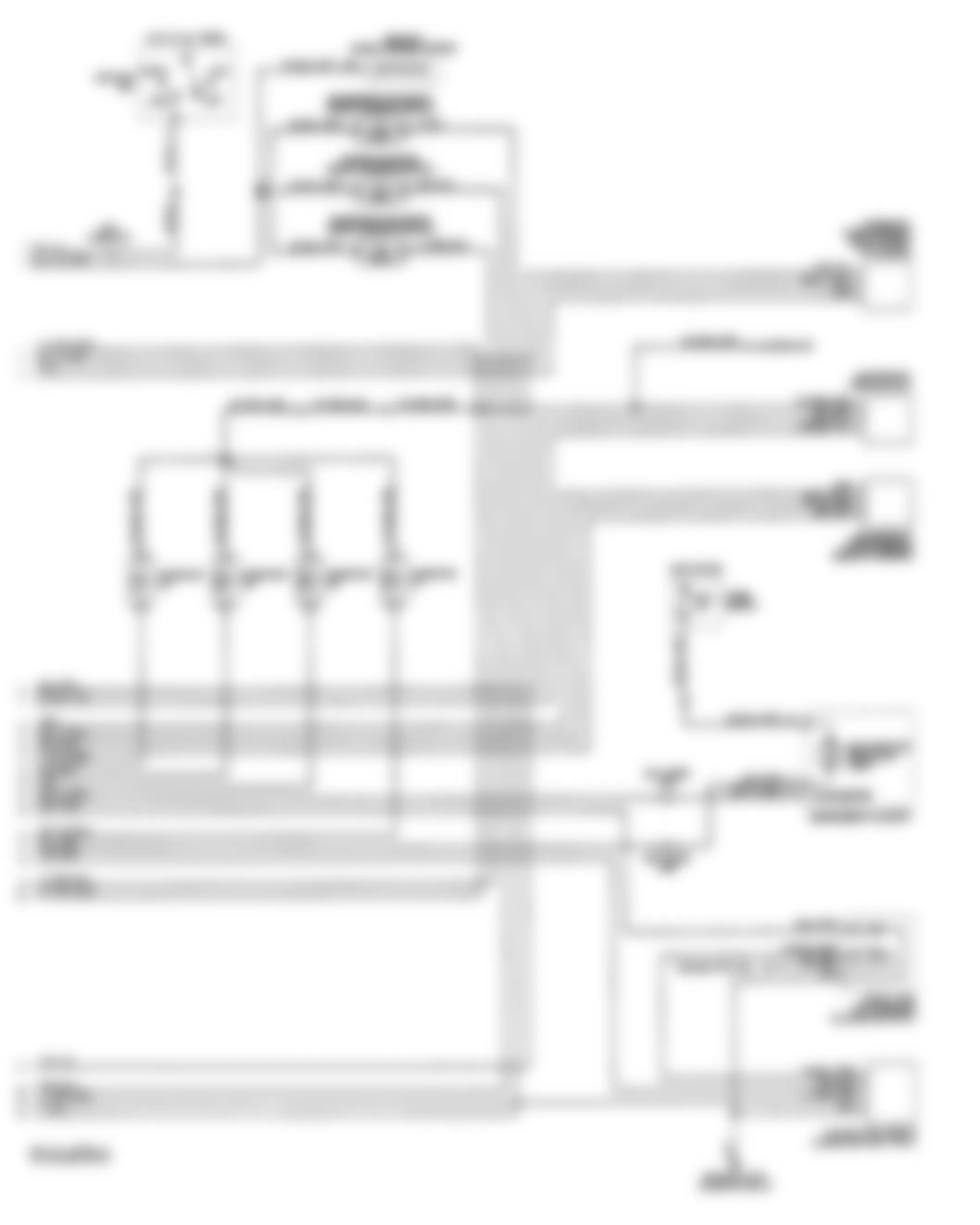 Dodge Daytona IROC 1993 - Component Locations -  PCM Wiring Diagram - 2 Of 2 (2.2L Turbo III - Daytona)