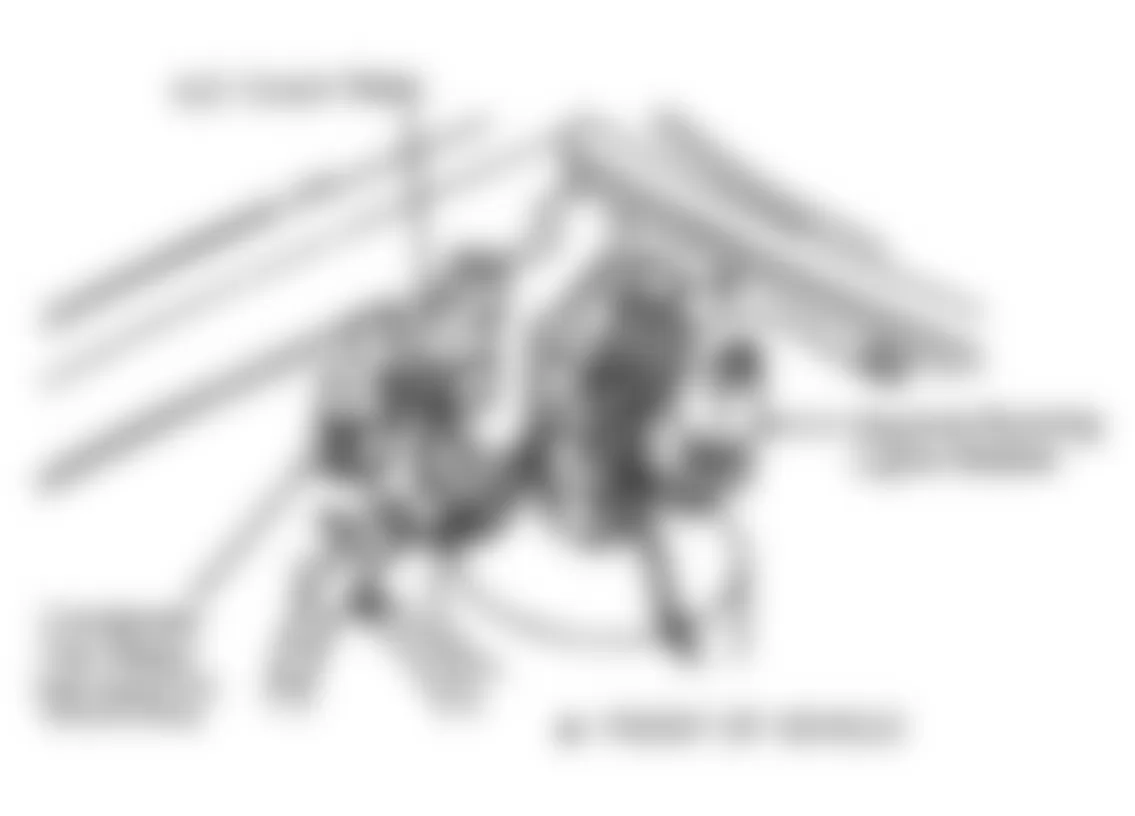 Dodge Grand Caravan SE 1993 - Component Locations -  Component Locations (2 Of 7)