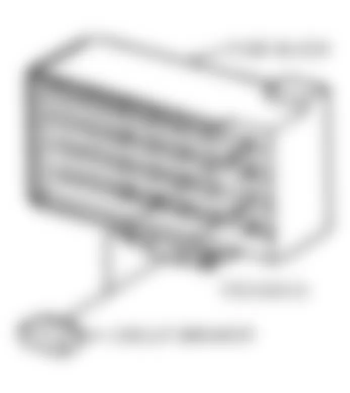 Dodge Grand Caravan SE 1993 - Component Locations -  Fuse Panel Identification (1991-93 Models)