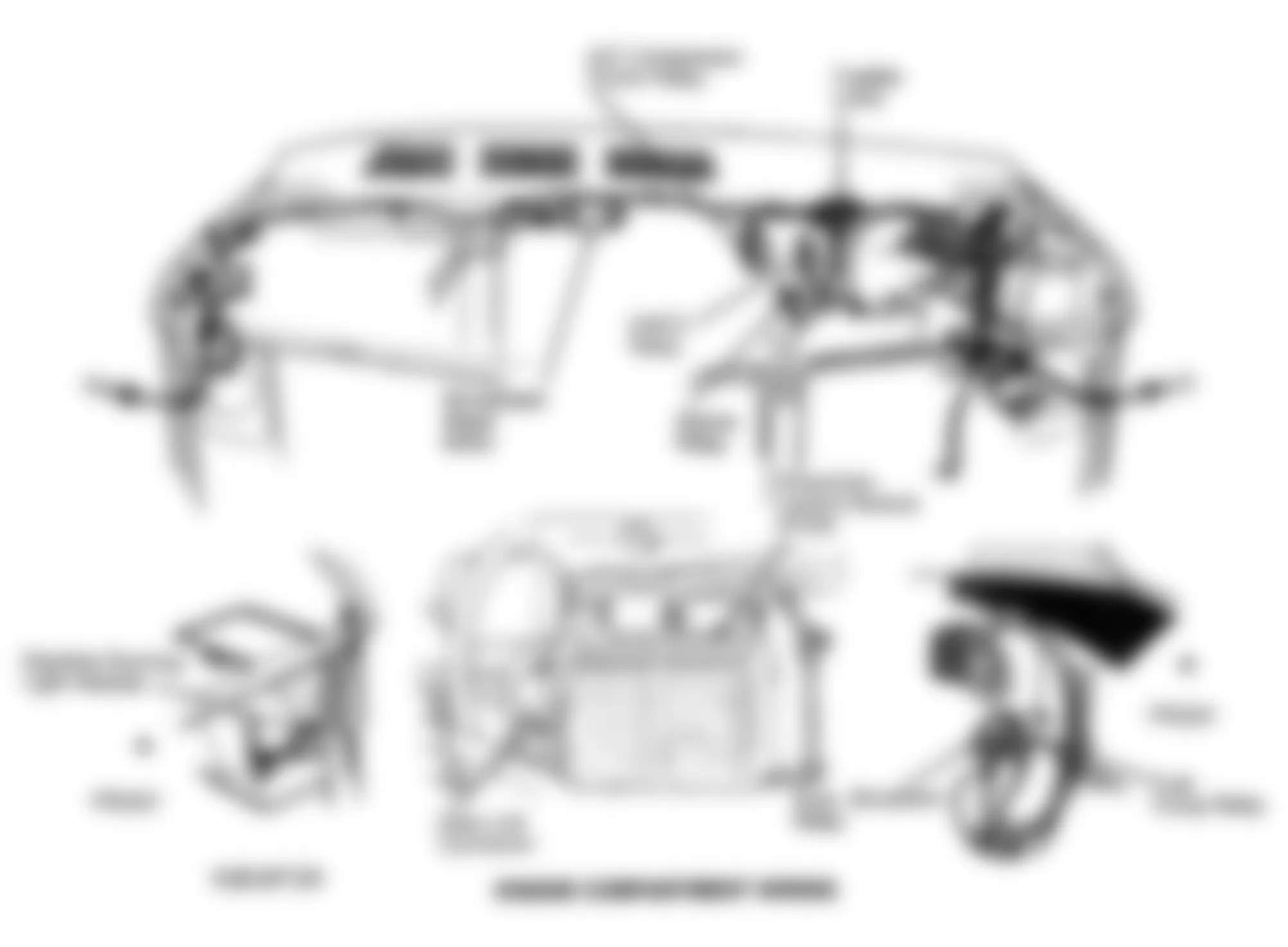 Dodge Ram Van B250 1994 - Component Locations -  Component Locations (1 Of 10)