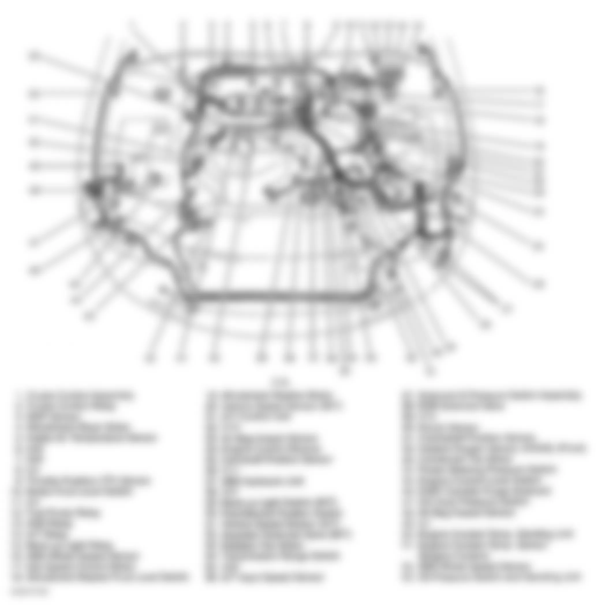 Dodge Avenger ES 1995 - Component Locations -  Engine Compartment (2.0L)