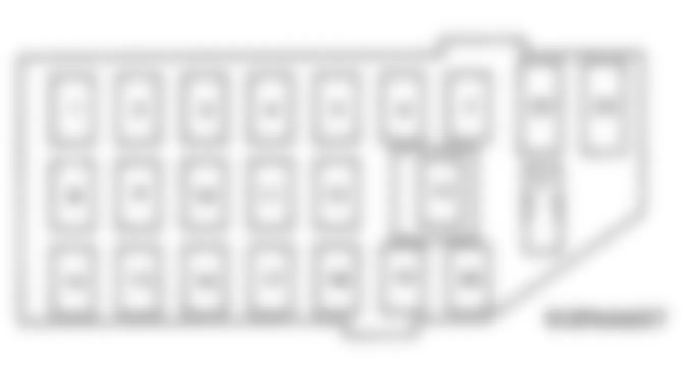 Dodge Intrepid 1995 - Component Locations -  Fuse Panel Identification