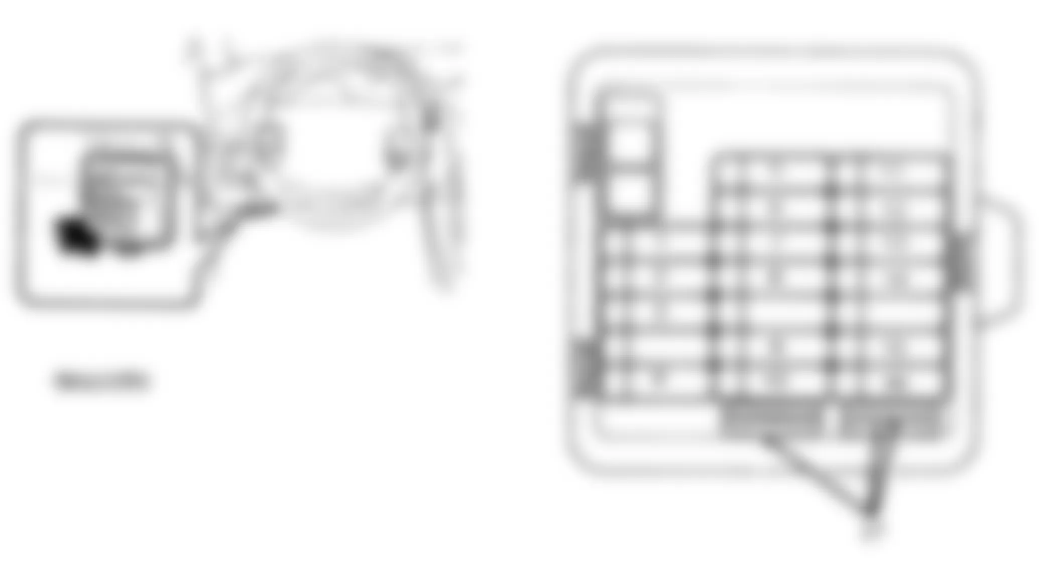 Dodge Stealth 1995 - Component Locations - Fuse Block Identification
