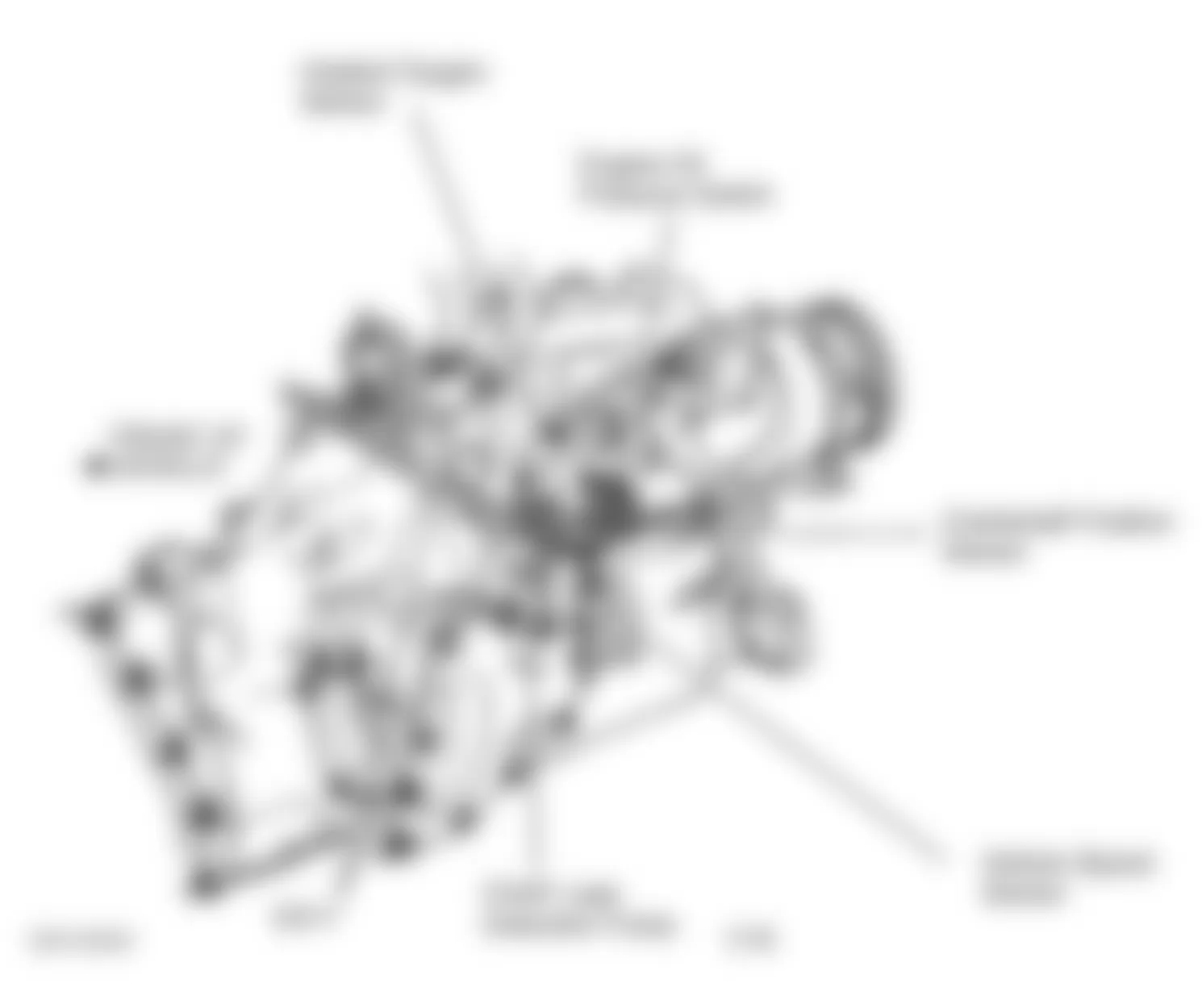 Dodge Caravan 1996 - Component Locations -  Right Side Of Engine (2.4L)
