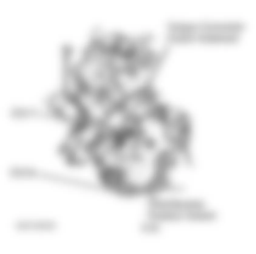 Dodge Caravan 1996 - Component Locations -  Engine/Transmission (3.0L)