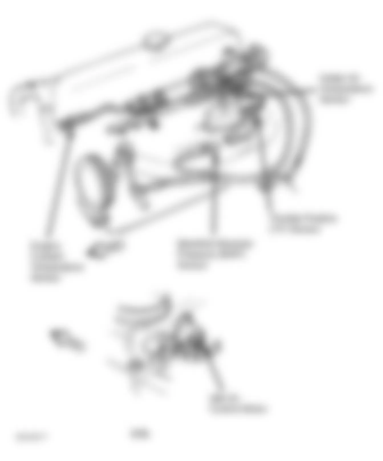 Dodge Dakota 1996 - Component Locations - Left Side Of Engine (2.5L)