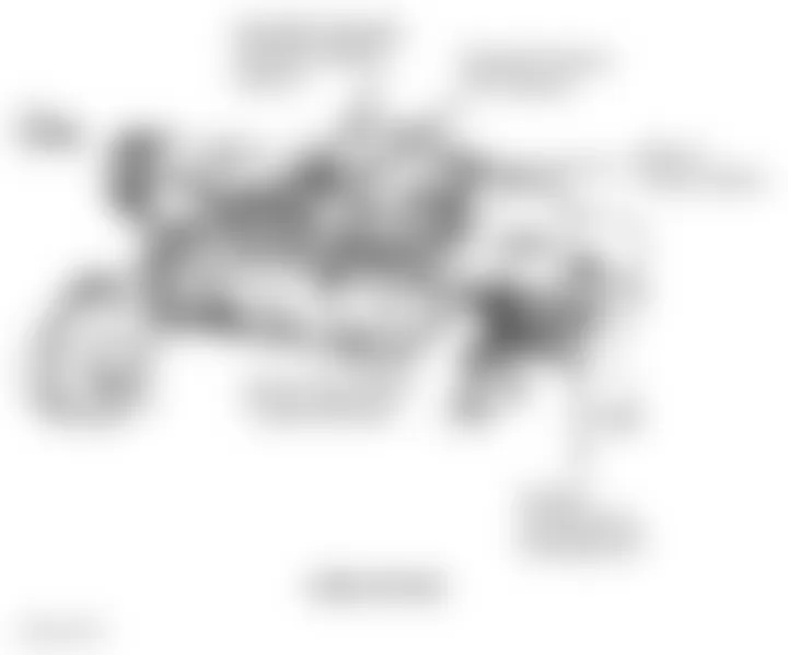 Dodge Dakota 1996 - Component Locations - Left Side Of Engine (3.9L & 5.2L)