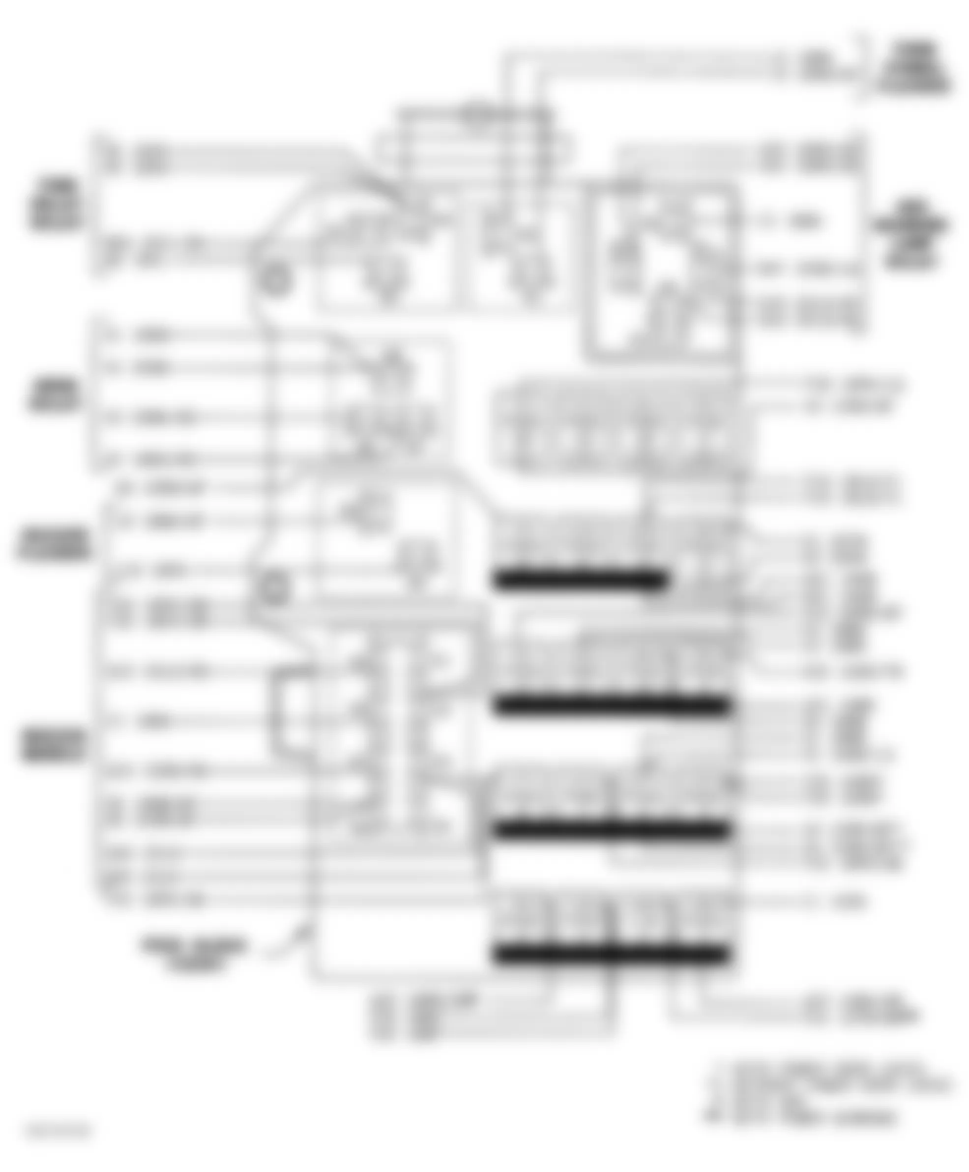 Dodge Dakota 1996 - Component Locations -  Identifying Fuse Block Components