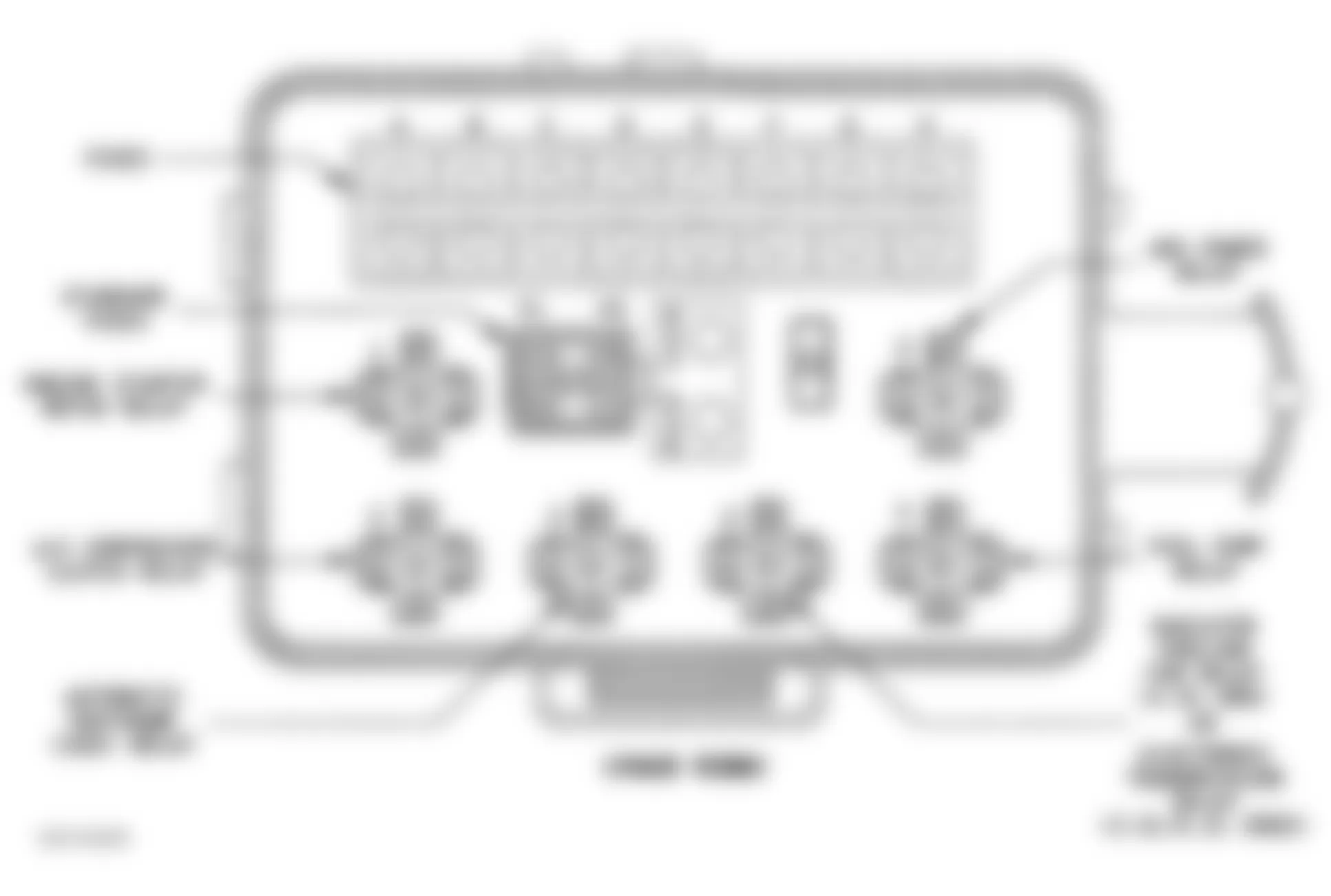 Dodge Dakota 1996 - Component Locations -  Identifying Power Distribution Center Components (PDC)