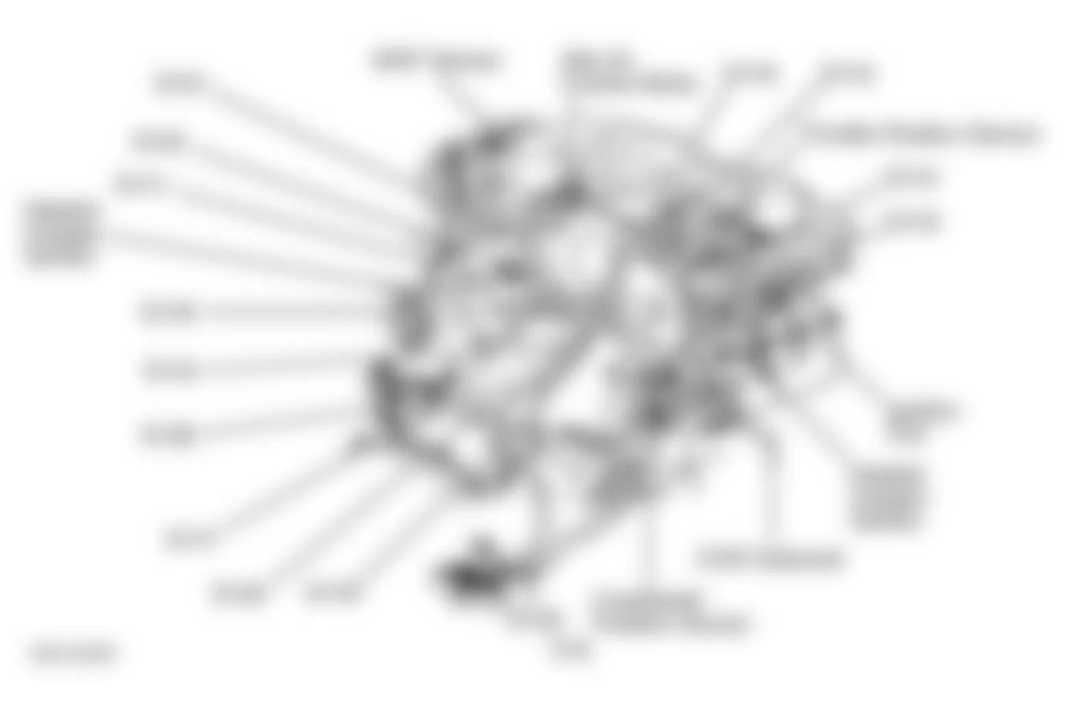 Dodge Intrepid ES 1996 - Component Locations -  Top Right Side Of Engine (3.5L)