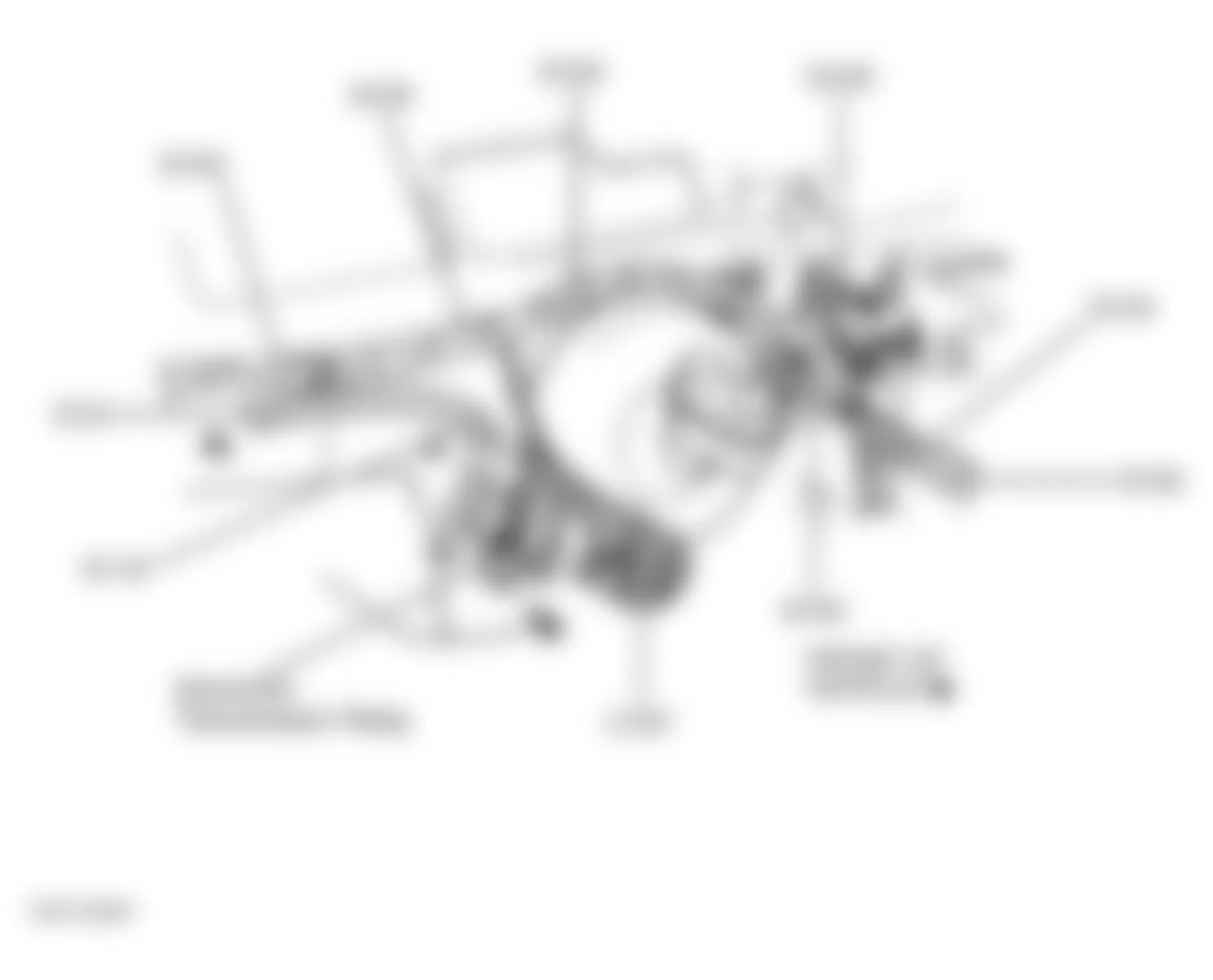 Dodge Ram Wagon B3500 1996 - Component Locations -  Left Rear Of Engine Compartment