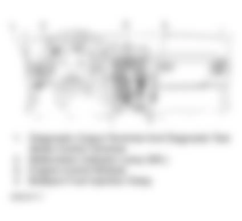 Dodge Stealth 1996 - Component Locations -  Dash