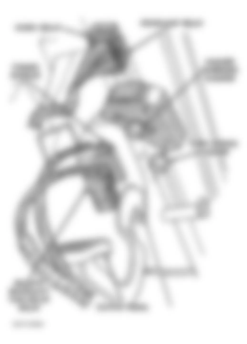 Dodge Viper RT/10 1996 - Component Locations -  Locating Headlamp Relay, Horn Relay, Passive Restraint Time-Delay Relay, & Chimes Module