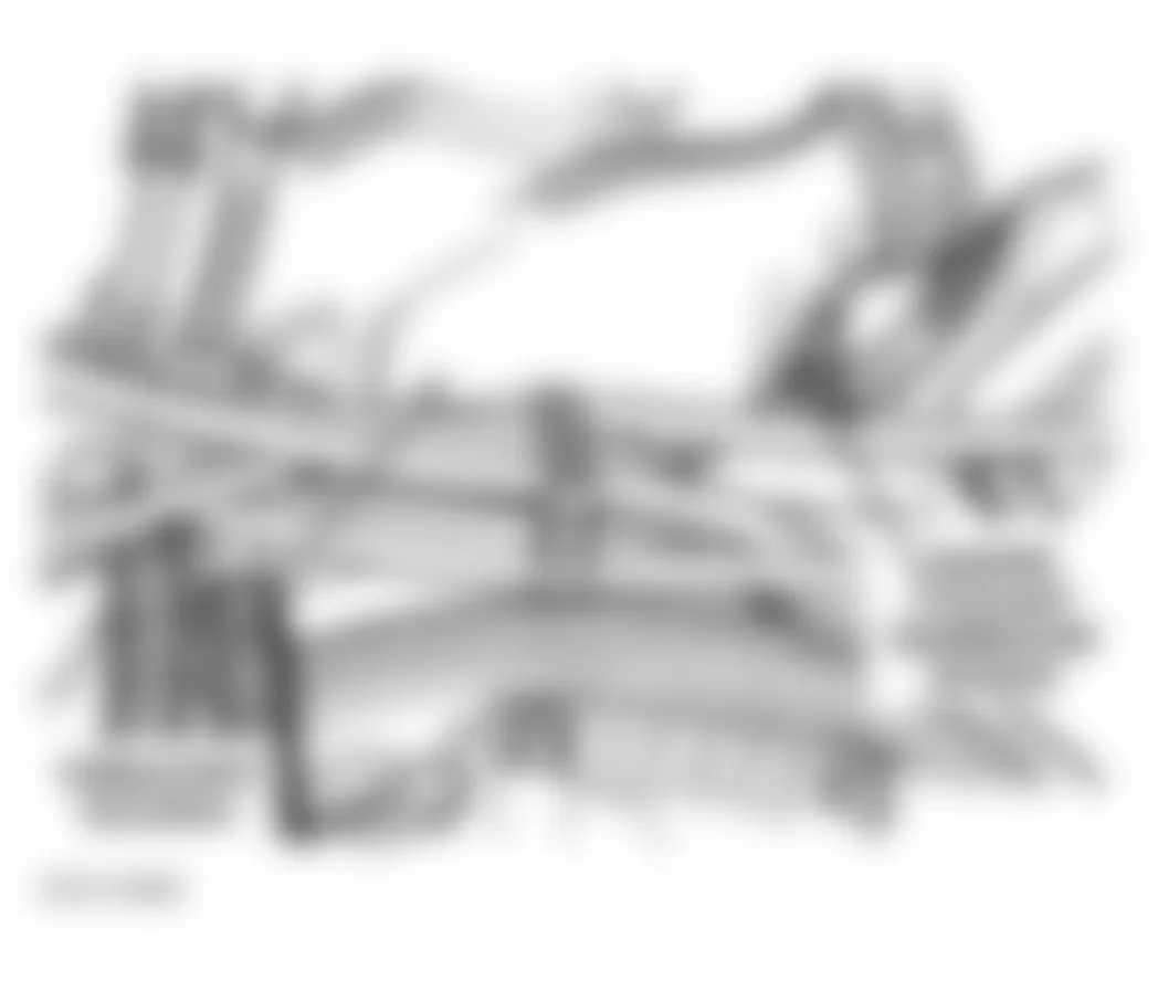 Dodge Viper RT/10 1996 - Component Locations -  Locating Engine Coolant Temperature Sensor