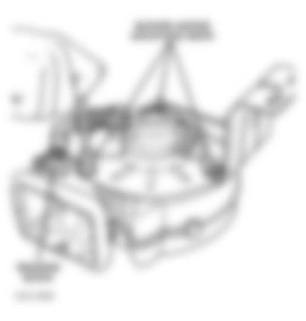 Dodge Viper RT/10 1996 - Component Locations -  Locating Blower Motor