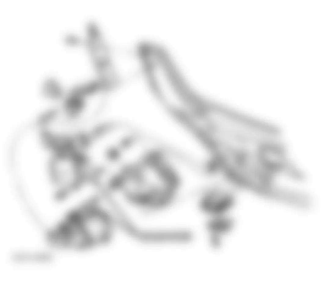 Dodge Viper RT/10 1996 - Component Locations -  Locating Passive Restraint Solenoids