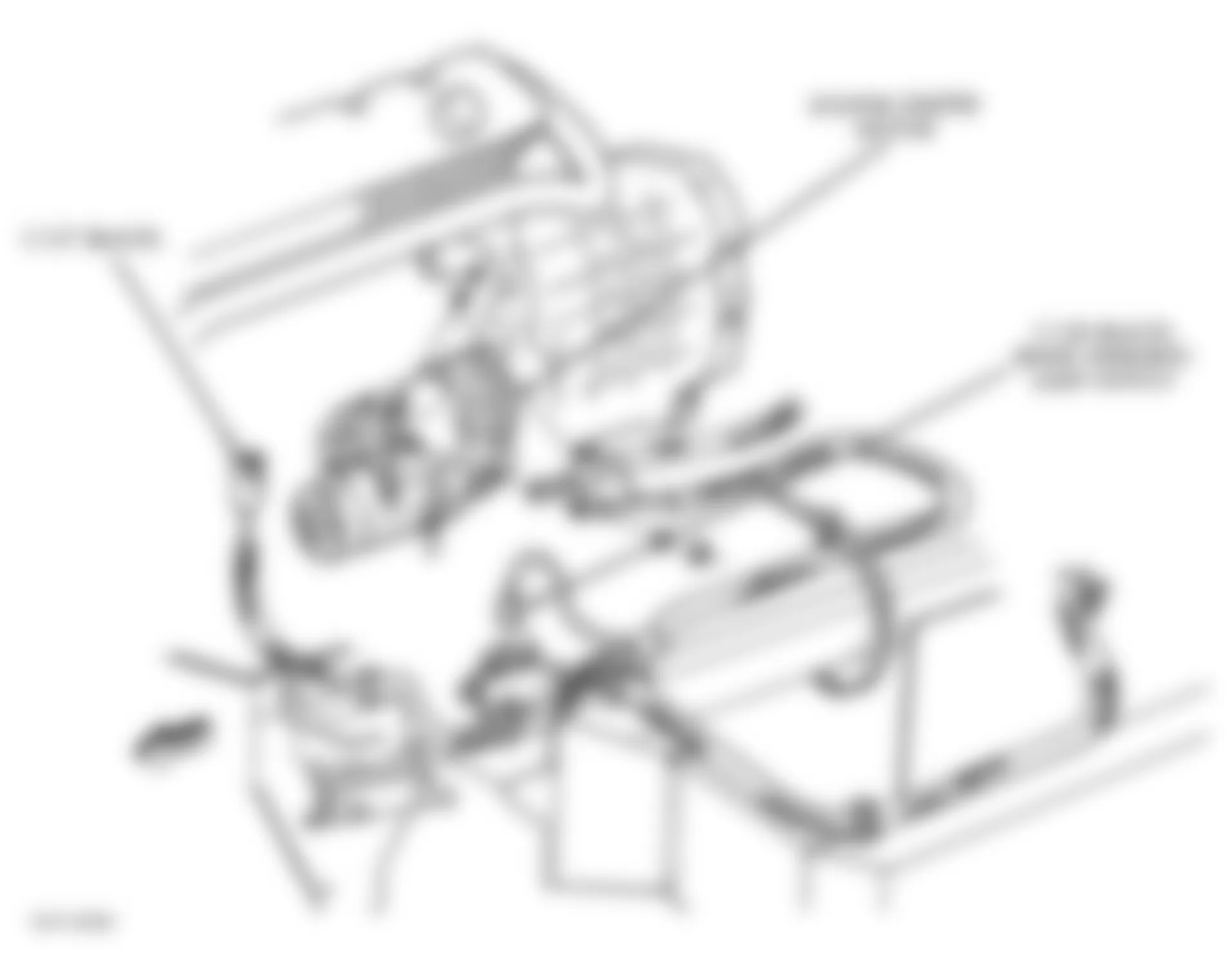 Dodge Viper RT/10 1996 - Component Locations -  Locating Brake Warning Lamp Switch