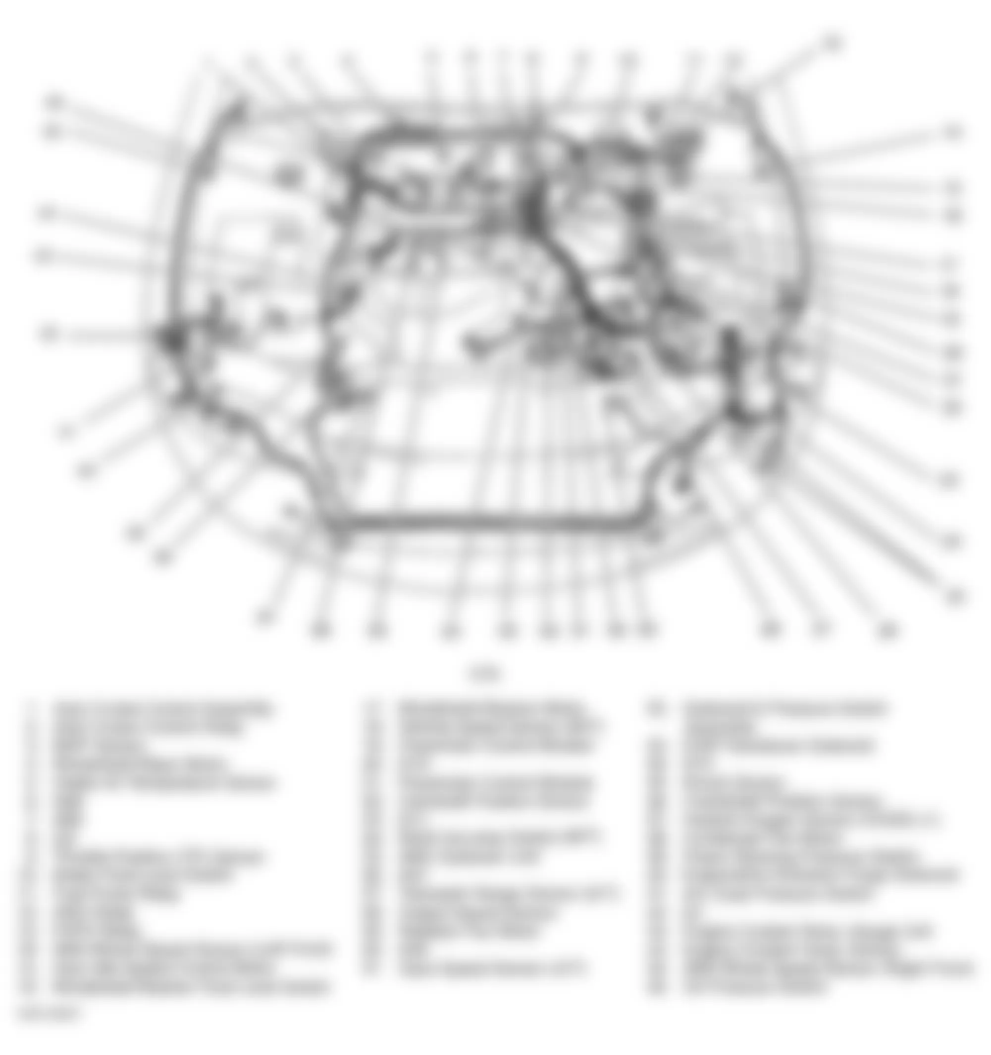 Dodge Avenger 1997 - Component Locations -  Engine Compartment (2.0L)