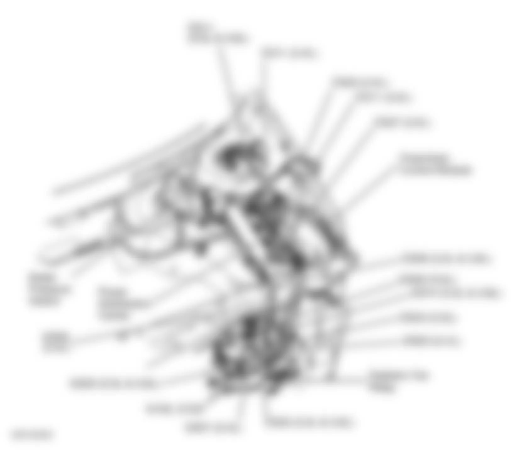 Dodge Caravan ES 1997 - Component Locations -  Left Side Of Engine Compartment