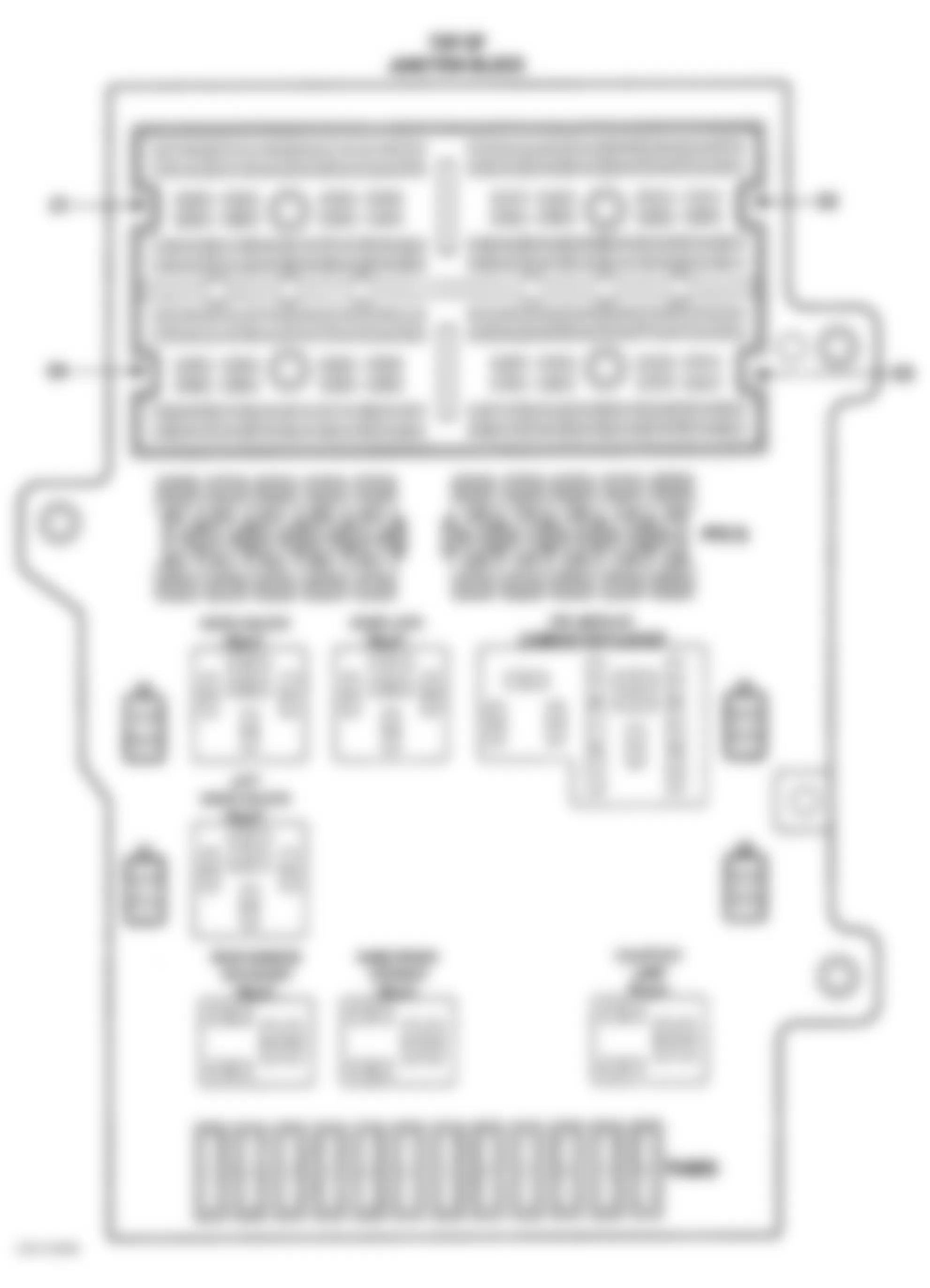 Dodge Caravan SE 1997 - Component Locations -  Identifying Junction Block