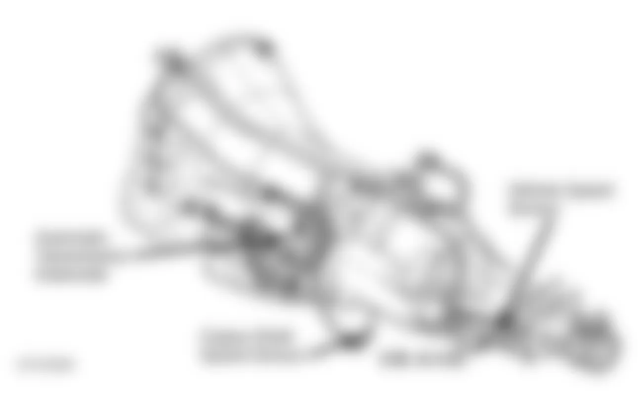 Dodge Dakota 1997 - Component Locations -  Transmission (3.9L & 5.2L 2WD A/T)
