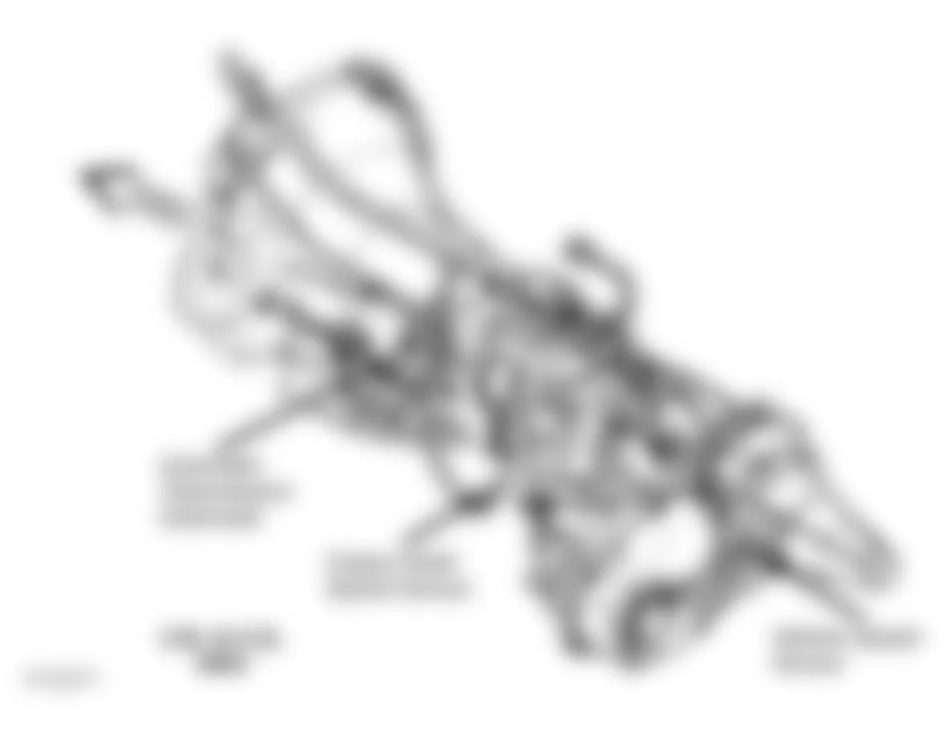 Dodge Dakota 1997 - Component Locations -  Transmission & Transfer Case (3.9L & 5.2L 4WD A/T)