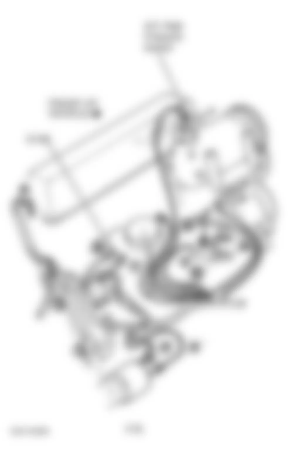 Dodge Dakota 1997 - Component Locations -  Right Side Of Engine (2.5L)