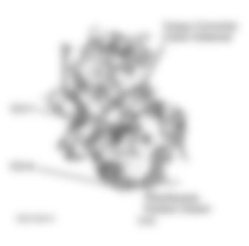 Dodge Grand Caravan 1997 - Component Locations -  Engine/Transmission (3.0L)