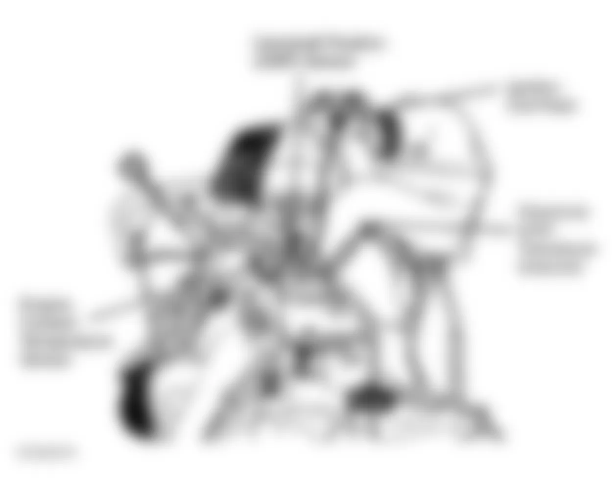 Dodge Neon Sport 1997 - Component Locations -  Rear Of Engine