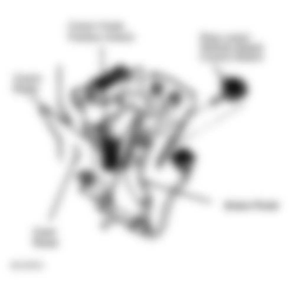 Dodge Neon Sport 1997 - Component Locations -  Below Left Side Of Dash
