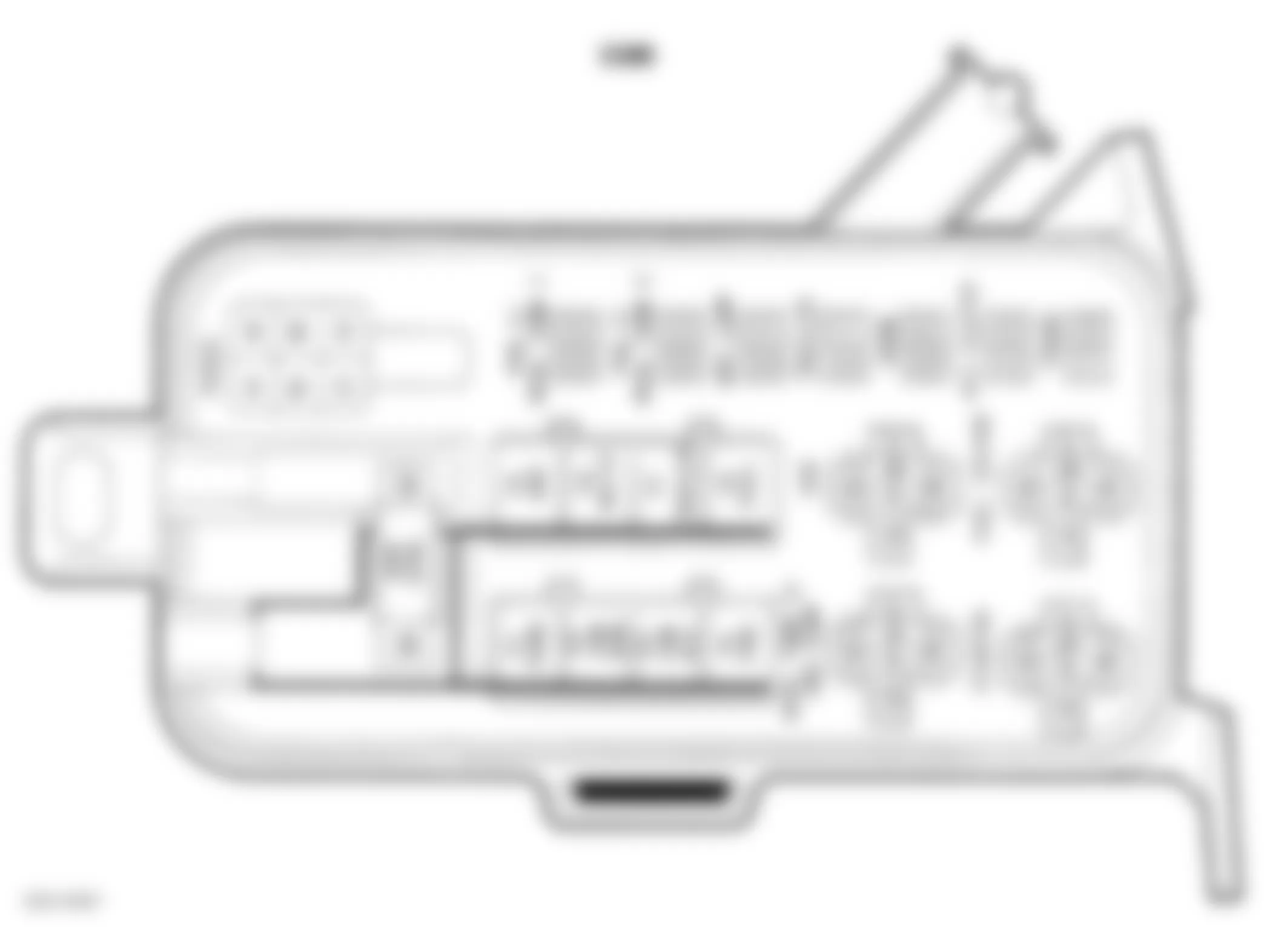 Dodge Pickup R2500 1997 - Component Locations -  Identifying Power Distribution Center Fuses & Relays