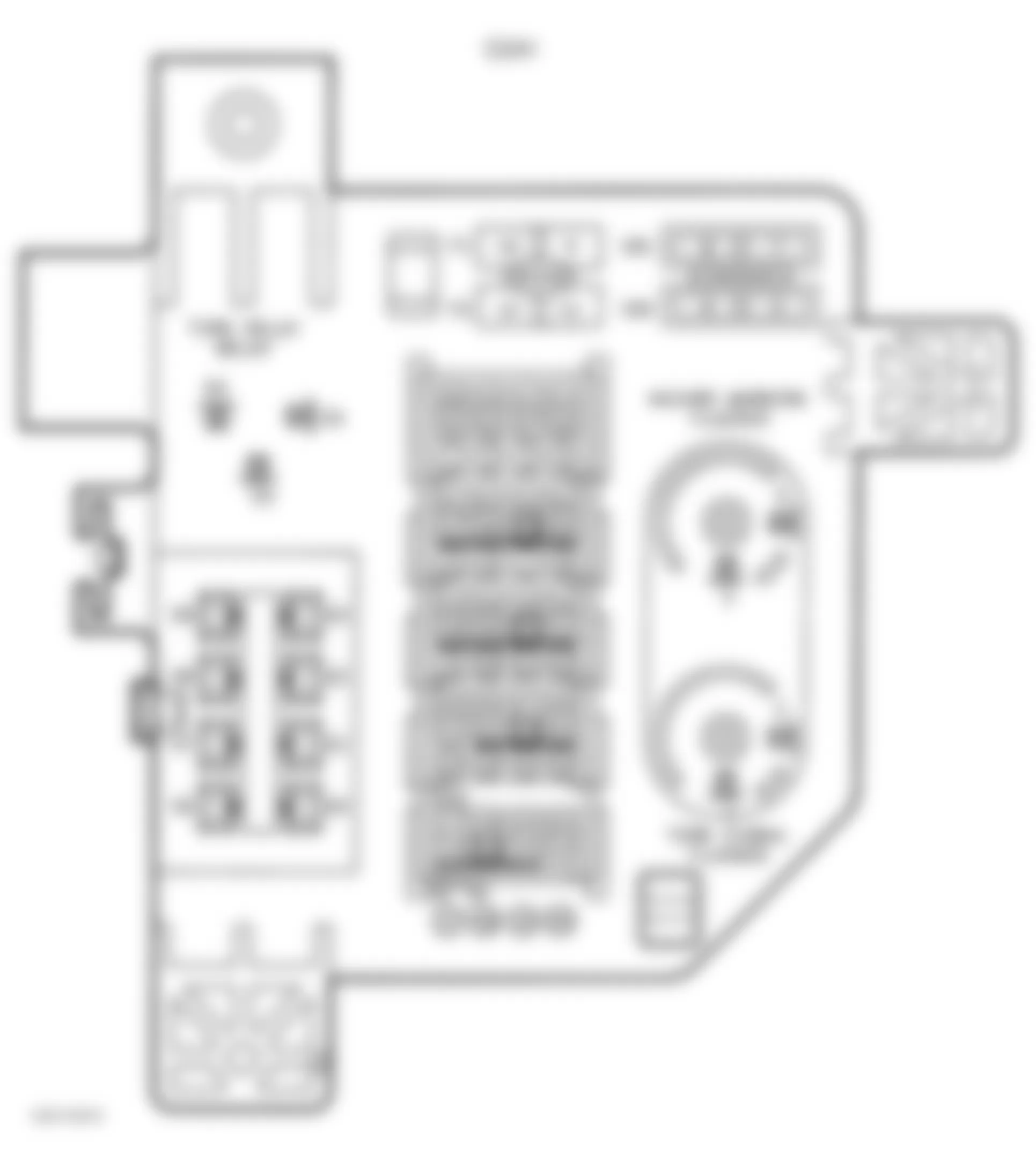 Dodge Pickup R2500 1997 - Component Locations -  Identifying Junction Block Fuses & Relays