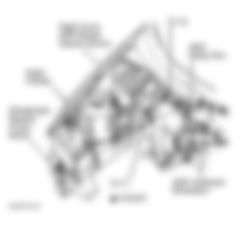 Dodge Stratus 1997 - Component Locations -  Right Front Side Of Engine Compartment