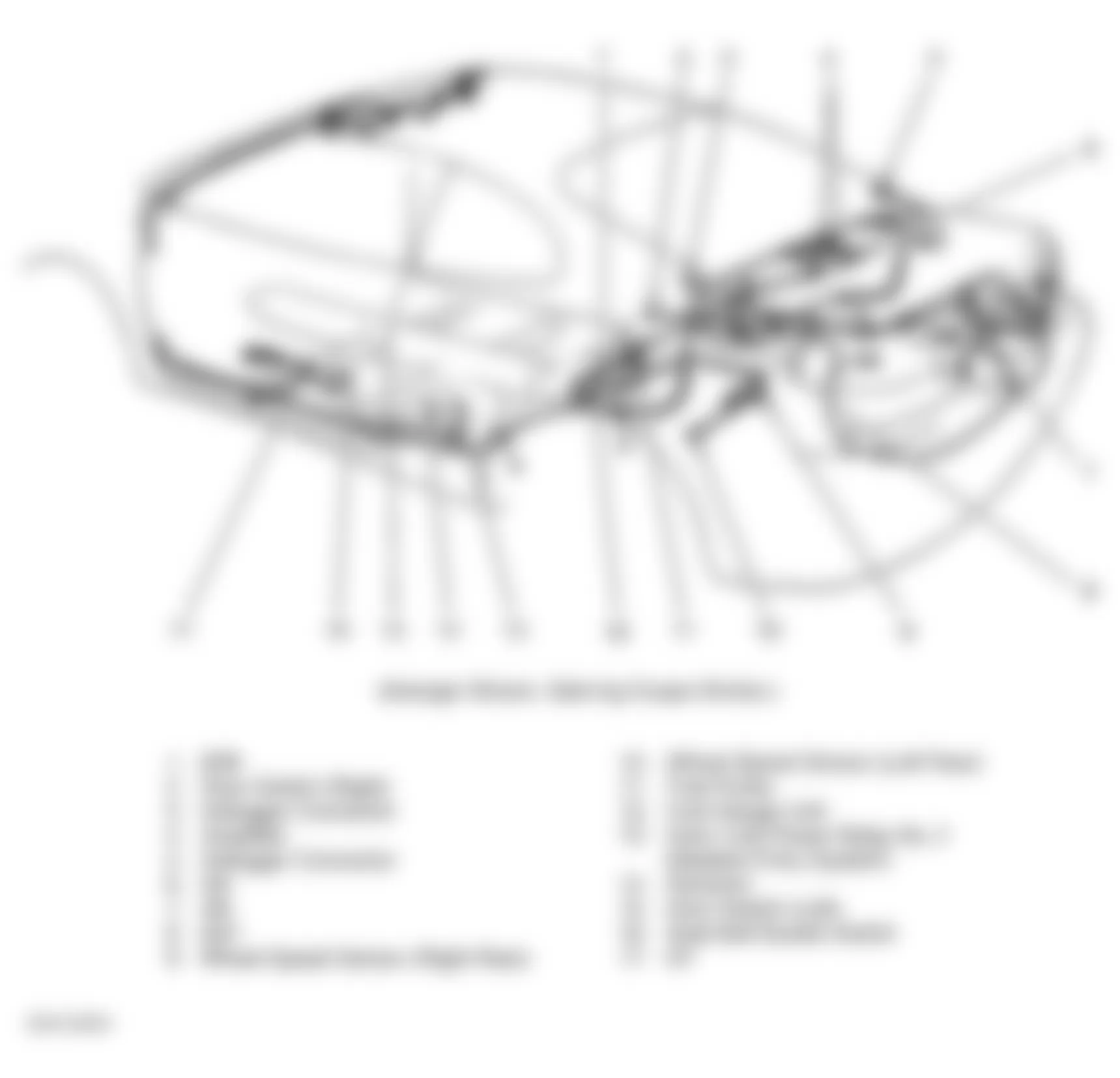 Dodge Avenger 1998 - Component Locations -  Vehicle Overview