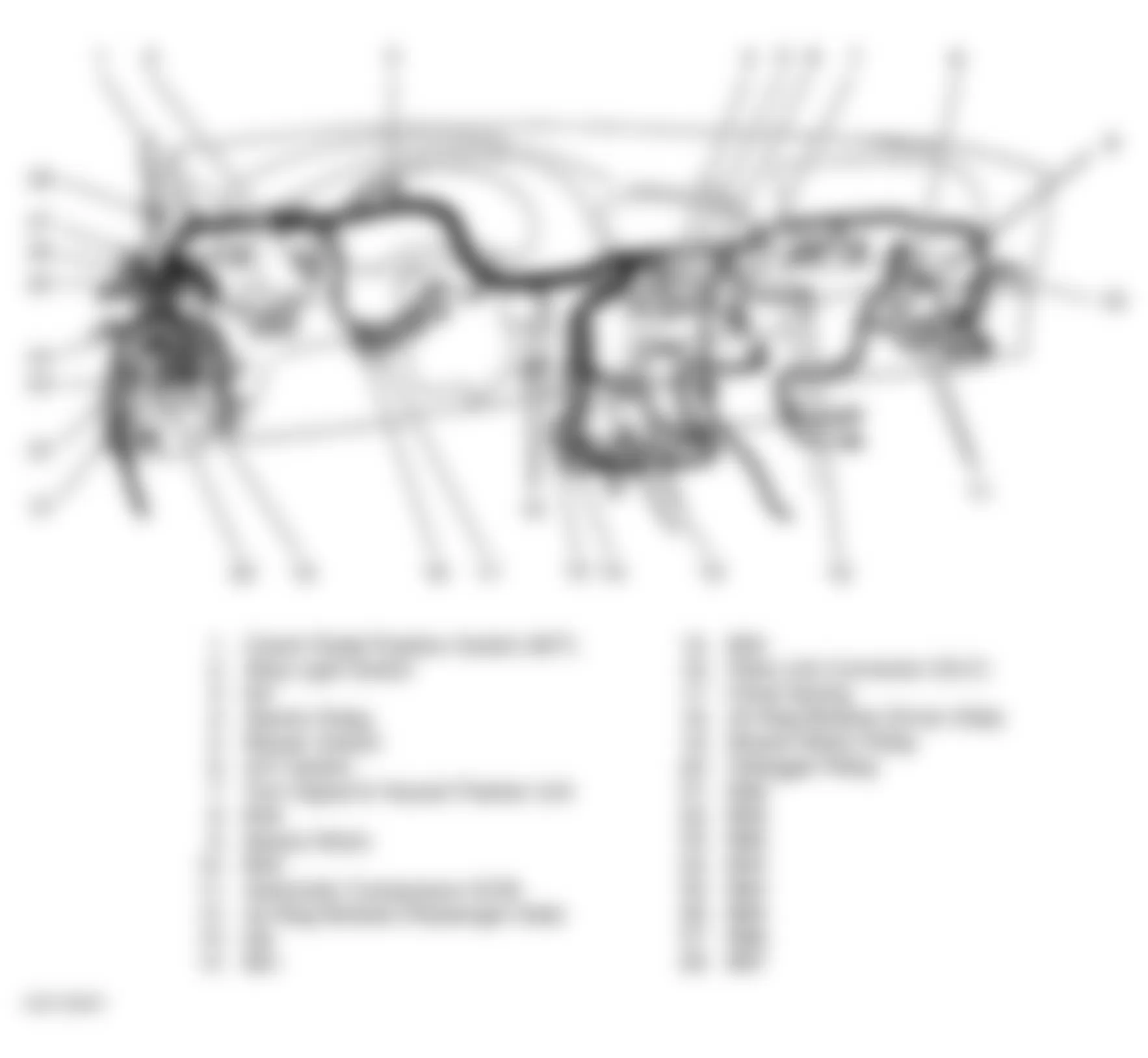 Dodge Avenger ES 1998 - Component Locations -  Dash