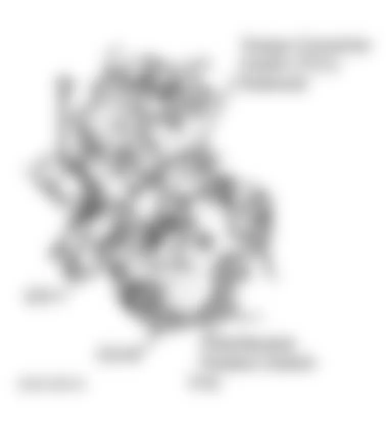 Dodge Caravan 1998 - Component Locations -  Engine/Transmission (3.0L)