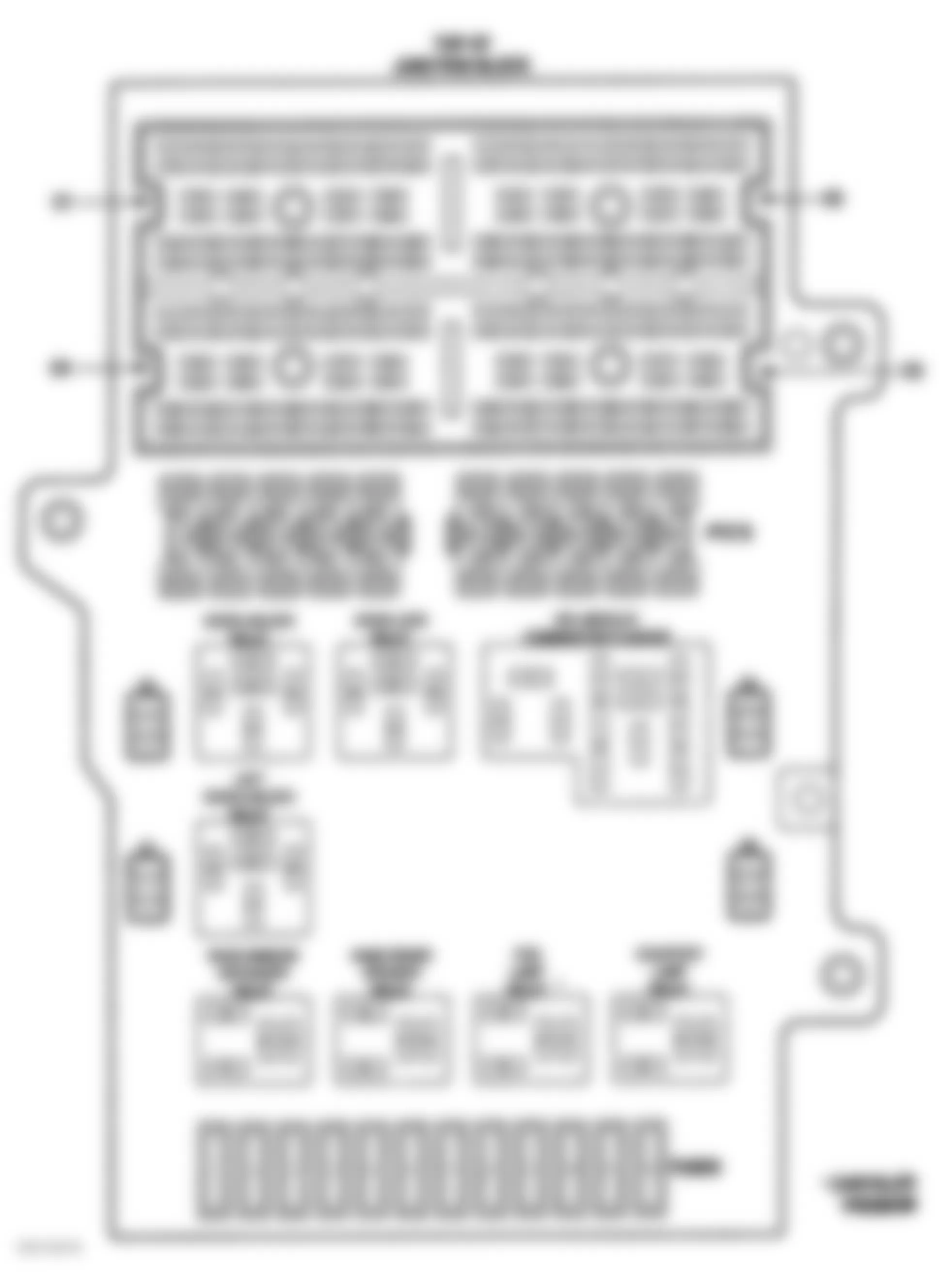 Dodge Caravan 1998 - Component Locations -  Identifying Junction Block