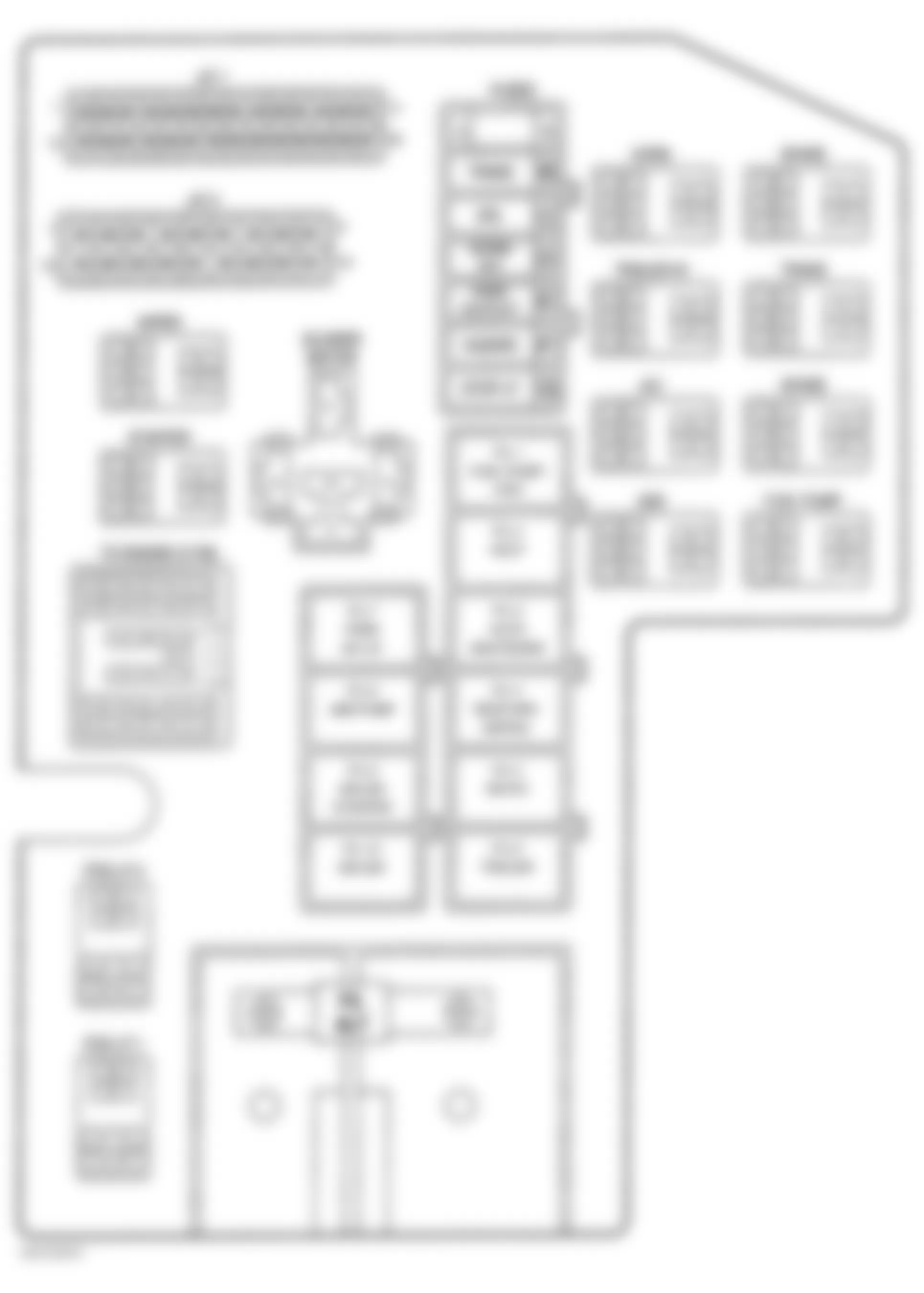 Dodge Durango 1998 - Component Locations -  Identifying Power Distribution Center