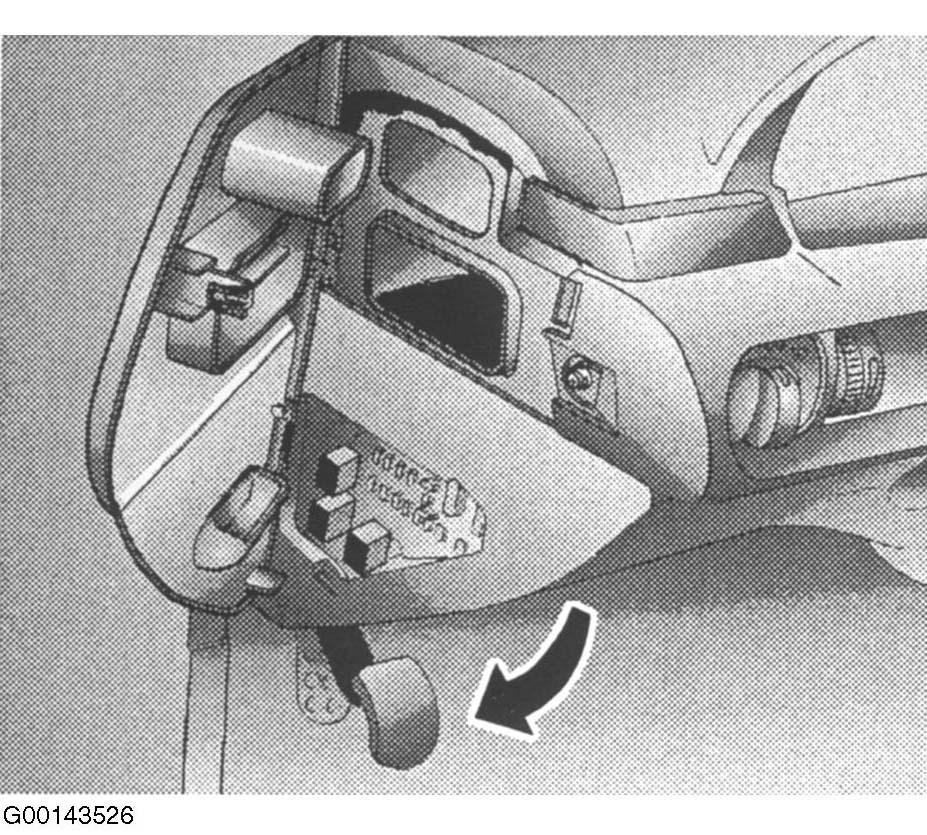 Dodge Intrepid ES 1998 - Component Locations -  Locating Passenger Compartment Junction Block