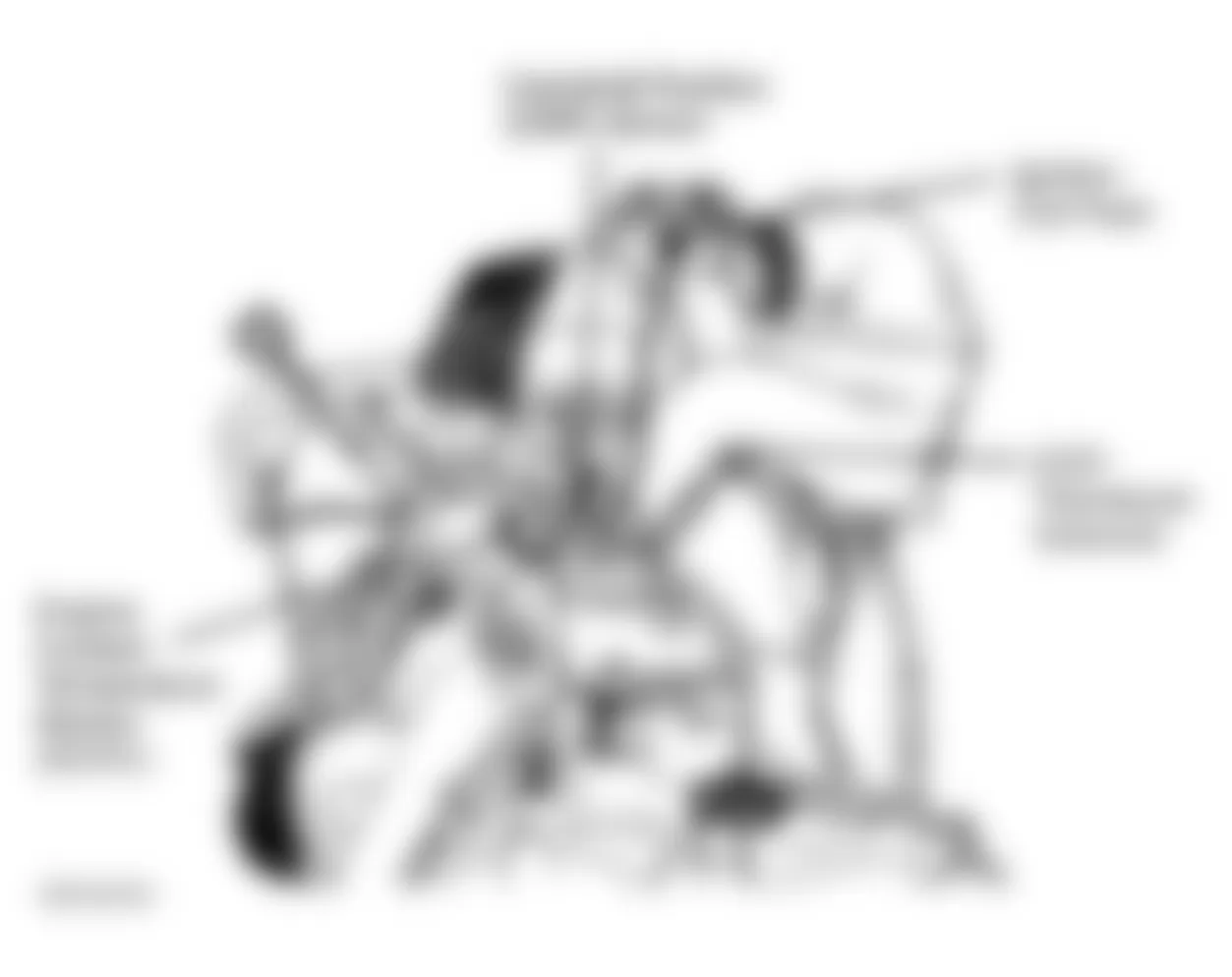 Dodge Neon 1998 - Component Locations -  Rear Of Engine